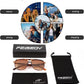 商品图片 26 | B09J8999GR | FEISEDY Retro Square Aviator Sunglasses Women Men 70s Vintage Trendy Plastic Frame Sun Glasses B2835