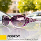 商品图片 32 | B0FZT6D16L | FEISEDY Women's Polarized Sunglasses Wrap Around Rhinestone Design Fashion Sunnies UV400 Protection B1091