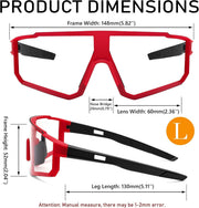ÉÌƷͼƬ 21 | B0CWVBBLR3 | FEISEDY Photochromic Cycling Glasses for Men Women Clear Mountain Bike Sunglasses Sports Baseball B0133