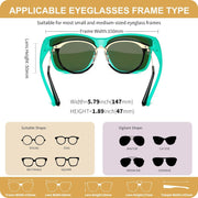 ÉÌƷͼƬ 20 | B0GQH1CMTJ | FEISEDY Fit Over Glasses Polarized Sunglasses Oversized Square UV400 B0250