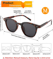 ÉÌƷͼƬ 14 | B0CCPBD9GS | FEISEDY Classic Polarized Sunglasses Retro Round Sunglasses for Women Men Trendy Shades B0002