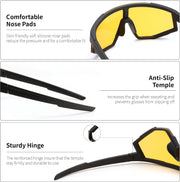 ÉÌƷͼƬ 4 | B0DFMBL68F | FEISEDY Photochromic Sports Sunglasses for Men Women Night Vision Cycling Driving Running Glasses B0233