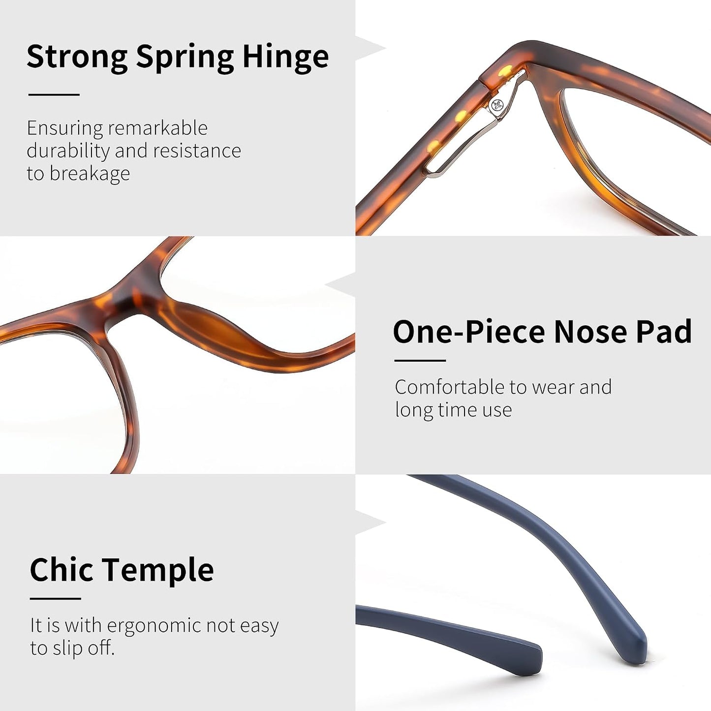 商品图片 27 | B0DGQ43JYV | FEISEDY TR90 Sports Lightweight Blue Light Glasses for Men B0232