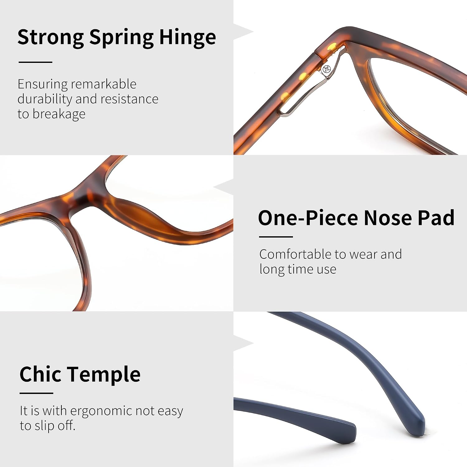 商品图片 27 | B0DGQ43JYV | FEISEDY TR90 Sports Lightweight Blue Light Glasses for Men B0232