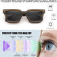 商品图片 15 | B0C9J9VMJL | FEISEDY Sunglasses Men Women Polarized, Chunky Square Thick Frame, Rectangle UV400 Shade Sun Glasses B2396
