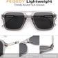 商品图片 17 | B0GVNPDBZQ | FEISEDY Retro Aviator Sunglasses Women Men 70s Trendy Square Shades B0422