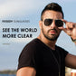 商品图片 2 | B0CF232CFR | FEISEDY Aviator Sunglasses Men Women, Square Retro 70s Vintage Classic Frame, UV400 Driving Fishing Golf Hiking B0036