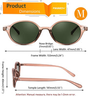 ÉÌƷͼƬ 105 | B0DTHVTKB5 | FEISEDY Retro Oval Sunglasses for Women 90s Narrow Round Lightweight Shades Y2k Trendy Sunnies B1171