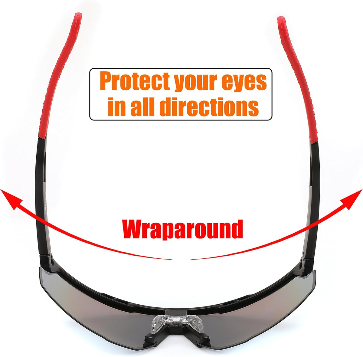 ÉÌƷͼƬ 24 | B0CBRSHNT3 | FEISEDY Sports Sunglasses for Men and Women, UV400 Protection Cycling Goggles Golf Baseball Driving Fishing B0022