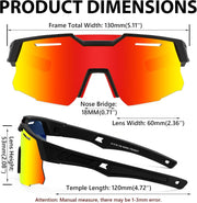 商品图片 3 | B0DJSXXWD7 | Teens Baseball Sunglasses Sports Cycling Glasses for Youth B0157