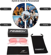 ÉÌƷͼƬ 110 | B0B3XKHTR1 | FEISEDY Retro Square Aviator Sunglasses Women Men 70s Vintage Trendy Plastic Frame Sun Glasses B2835