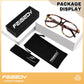 商品图片 13 | B0HCMPWV5X | FEISEDY Oversized Aviator Fashion Glasses for Women Men, Tortoise Trendy Eyeglasses, Retro Eyewear Frame for Daily Wear B0426