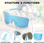 ÉÌƷͼƬ 17 | B0D2XDTT5X | FEISEDY Sports Cycling Sunglasses for Men Women, UV400 Protection Baseball Running Fishing Biking B0168