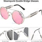 商品图片 27 | B0BD4MSMZQ | FEISEDY Aviator Sunglasses for Men Women Steampunk Round Metal Frame B2351