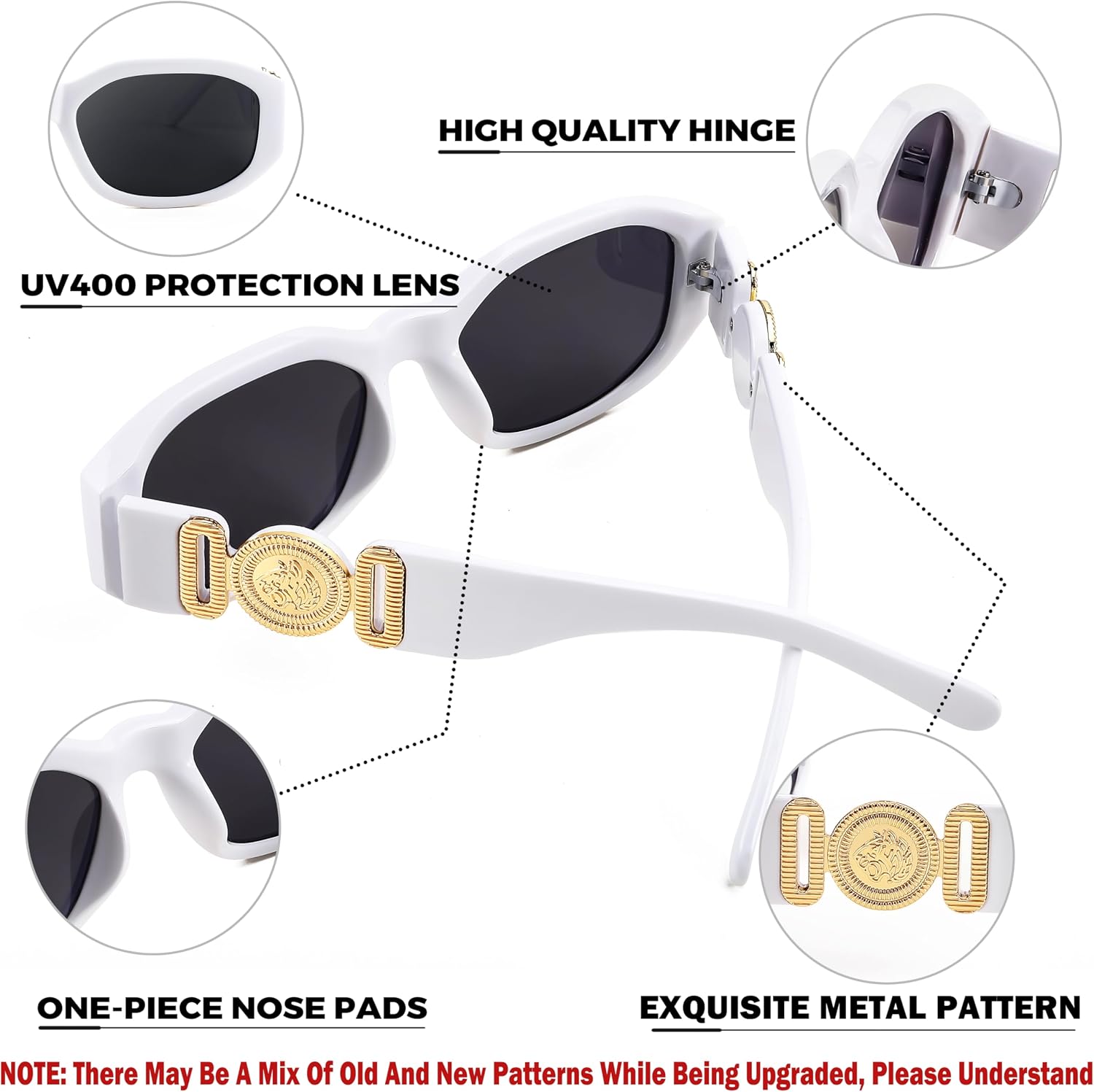 商品图片 82 | B0B5V7T75J | FEISEDY Retro Trendy Rectangle Sunglasses Women Men Narrow Shades B2322