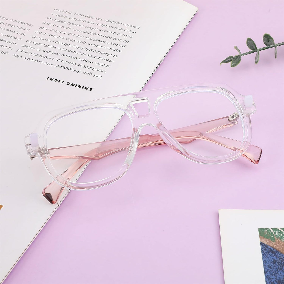 ÉÌƷͼƬ 36 | B0CFFB9X5W | FEISEDY Aviator Frame Glasses for Women Men Blue Light Blocking Glasses Anti Glare Computer Eyeglasses B0039