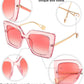 商品图片 83 | B08HVPGJW5 | FEISEDY Sunglasses Womens Trendy, Oversized Square Shades, Pearl Inlay Cat Eye Frame UV400 Protection B2625
