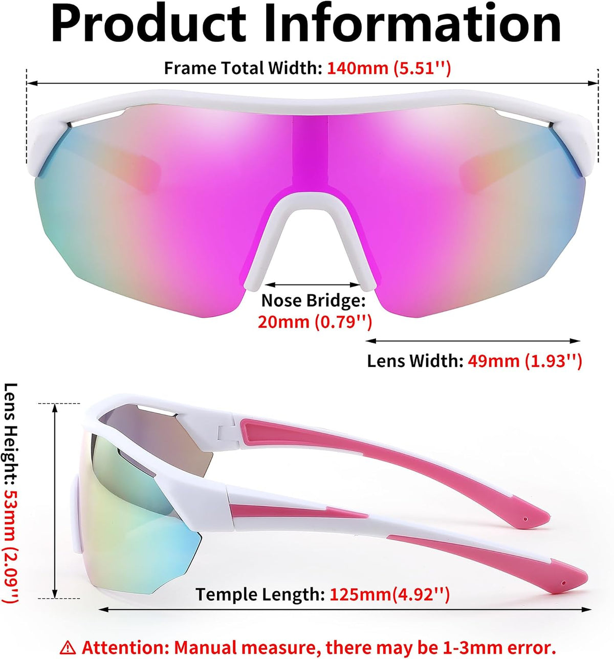 ÉÌƷͼƬ 21 | B0CNCBXTDV | FEISEDY Polarized Sunglasses Baseball Lightweight Frame Men Women Sports Cycling Sun Glasses for MTB UV400 Protection B0056