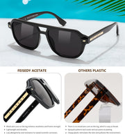 ÉÌƷͼƬ 16 | B0DSH2BVX5 | FEISEDY Polarized Aviator Sunglasses Men Women, Retro 70s Style Design - UV400 Protection, Driving & Daily Wear B0203