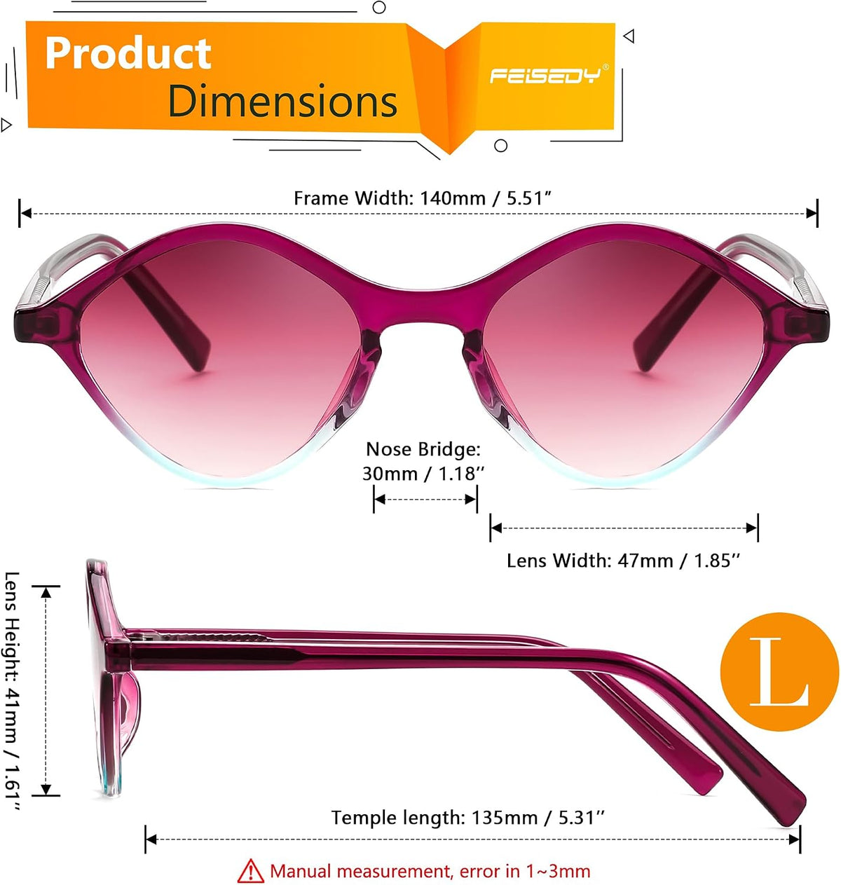 ÉÌƷͼƬ 4 | B0DJ6Y4Z5K | FEISEDY Sunglasses Womens Trendy Rectangle Retro Y2K Classic Sun Glasses Fashion Square UV400 Protection B0235