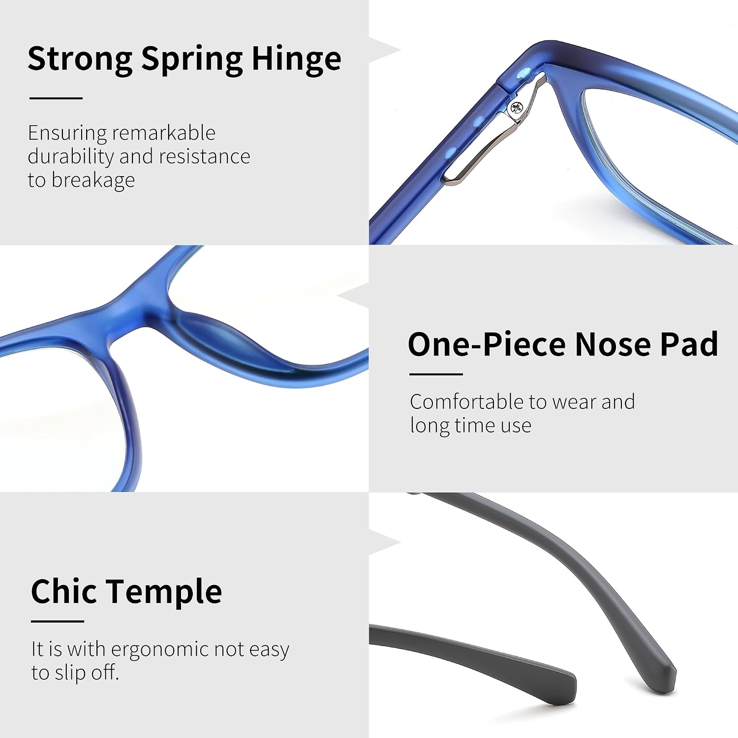 商品图片 13 | B0DGQ43JYV | FEISEDY TR90 Sports Lightweight Blue Light Glasses for Men B0232