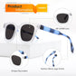 商品图片 25 | B0D7CC769X | FEISEDY Retro Square Sunglasses Women Men Trendy Rectangle Thick Frame Shades Classic Designer Sun Glasses B0198