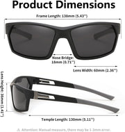 ÉÌƷͼƬ 6 | B0CWV23RCP | FEISEDY Polarized Sports Sunglasses for Men Women Youth Baseball Cycling Running Glasses UV400 Protection B0135