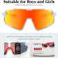 商品图片 46 | B0D6XZ67Q2 | FEISEDY Kids Teens Baseball Polarized Sunglasses Lightweight Frame UV400 Sports Cycling Shades for Boys Girls B0190