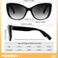 商品图片 5 | B0GSZX5N57 | FEISEDY Cat Eye Bifocal Sunglasses Reader for Women UV400 Protection B0352