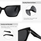商品图片 17 | B0CWH35L5W | FEISEDY Square Fashion Sunglasses for Men Women Trendy Chunky Rectangle Sun Glasses Designer Style Shades B0107
