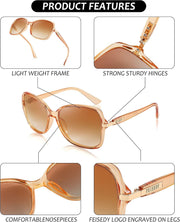 ÉÌƷͼƬ 19 | B09KC567VY | FEISEDY Womens Polarized Sunglasses UV400 Anti Glare Fashion Shades