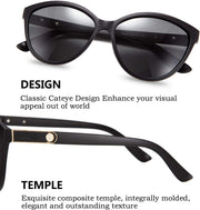 ÉÌƷͼƬ 11 | B07VB227XS | FEISEDY Classic Cateye Polarized Sunglasses for Women 100% UV Protection B2512