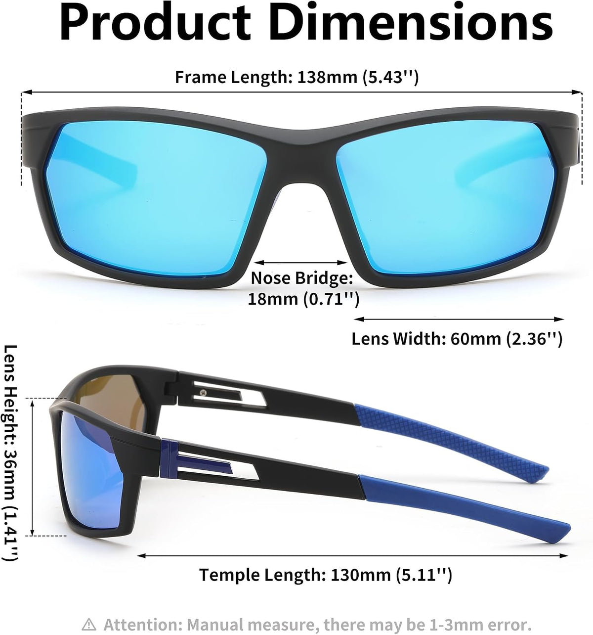 ÉÌƷͼƬ 34 | B0CWV23RCP | FEISEDY Polarized Sports Sunglasses for Men Women Youth Baseball Cycling Running Glasses UV400 Protection B0135