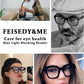 商品图片 20 | B0DBQFZT73 | FEISEDY Retro Square Thick Big Frame Blue Light Blocking Reading Glasses Anti Glare Digital Eyestrain Reader B2523