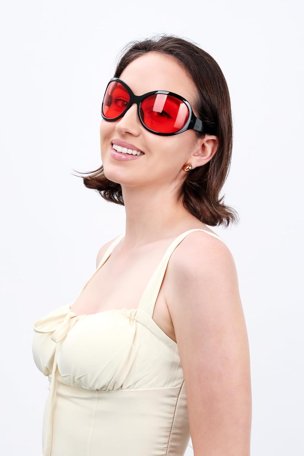 ÉÌƷͼƬ 22 | B0BYX6JXMW | FEISEDY Bug Eye Y2K Oversized Sunglasses Women Men Oval Frame B2391