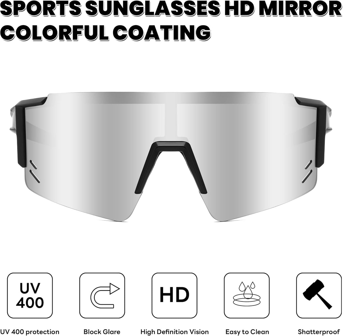 ÉÌƷͼƬ 80 | B0CCJ9N8C5 | FEISEDY Kids Sports Sunglasses UV400 for Youth, Ages 8-16 B0048