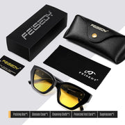 ÉÌƷͼƬ 25 | B0F8N6T6HM | FEISEDY Women's Polarized Cat Eye Sunglasses - UV400 Protection, Trendy Design for Driving & Daily Wear B0299