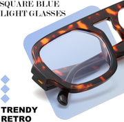 ÉÌƷͼƬ 23 | B0F26B3L2C | FEISEDY Fashion Aviator Blue Light Blocking Glasses for Woman Men B0285