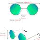 商品图片 4 | B08HRQJKLS | FEISEDY Steampunk Sunglasses Retro Round Polarized Women Men Metal Glasses B2528