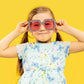 商品图片 16 | B0CFHLB4YT | FEISEDY Kids Sunglasses for Girls Oversized Square Sparkling Party Sun Glasses Lightweight Fashion Shades B0053