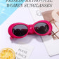 商品图片 6 | B0CCVFXCCT | FEISEDY Retro Oval Sunglasses Women Mens 90s Vintage Small Round shades Clout Goggles B2969