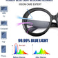 商品图片 26 | B0CQ26NQZS | FEISEDY Oversized Blue Light Blocking Glasses Women Men Retro Big Round Frame Eyewear Clear Lens Computer Glasses B2997