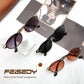 商品图片 7 | B0DGPQ2BTK | FEISEDY Retro Oval Sunglasses for Women Men Trendy Sun Glasses Classic Metal Shades UV400 Protection B0245