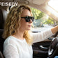 商品图片 16 | B0FX3Q74X7 | FEISEDY Clip-on Flip Up Rimless One Piece Sunglasses for Glasses TAC Lenses B0345