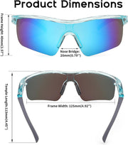 ÉÌƷͼƬ 100 | B07JZ18KMZ | FEISEDY Kids Polarized Sports Sunglasses, TR90 UV400 Baseball Cycling