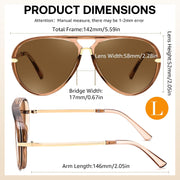 ÉÌƷͼƬ 4 | B0GYVVZBQM | FEISEDY Classic Aviator Sunglasses UV400 Protection for Women Men B0461
