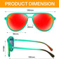 商品图片 22 | B0FY6J455M | FEISEDY Polarized Aviator Sunglasses for Men Women Trendy Sports B0324 | 100% UV400 protection, HD TAC lenses, Lightweight & durable, Driving, Hiking, Fishing, 50% recycled materials
