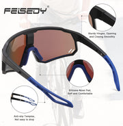 ÉÌƷͼƬ 28 | B0D78XVKSX | FEISEDY Polarized Cycling Glasses Sports Sunglasses, UV400 Protection Baseball Running Glasses for Men Women Youth B0180