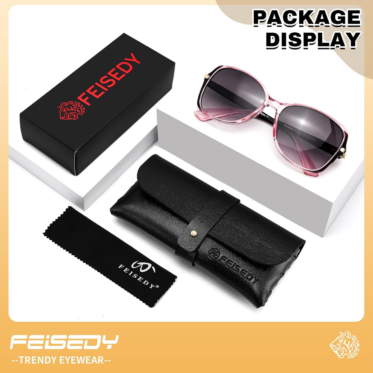 商品图片 14 | B0GT132JWH | FEISEDY Women Bifocal Sunglasses Reader UV400 Protection B0351 | Butterfly Sun Reader, Fashion Outdoor Reading Glasses