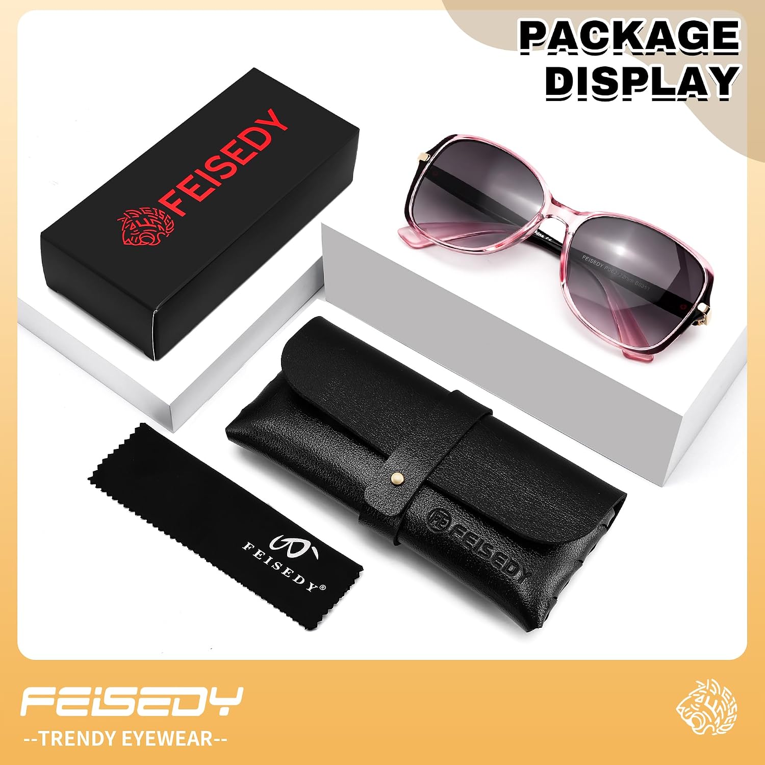 商品图片 14 | B0GT132JWH | FEISEDY Women Bifocal Sunglasses Reader UV400 Protection B0351 | Butterfly Sun Reader, Fashion Outdoor Reading Glasses